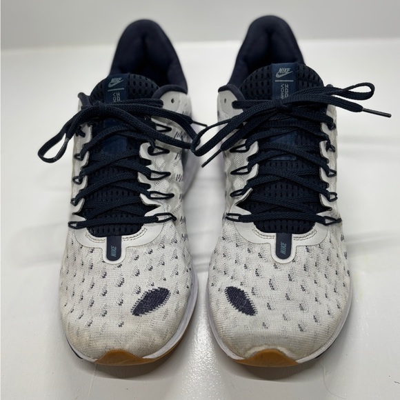 Nike Air Zoom Vomero 14 Running Shoes White Navy Gum Sole Men’s 11.5 main image 7